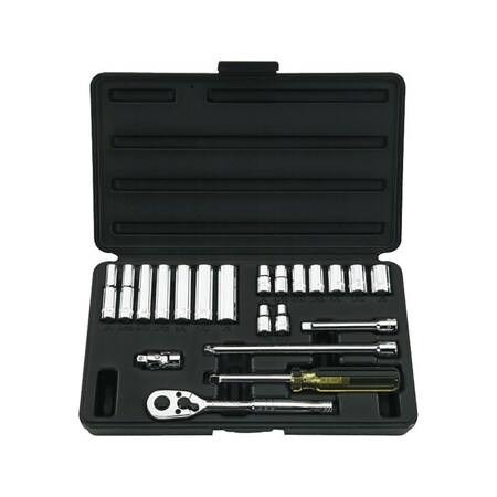 Proto 1/4" Drive 21 Piece Fractional Socket Set – 6 Point 85-388